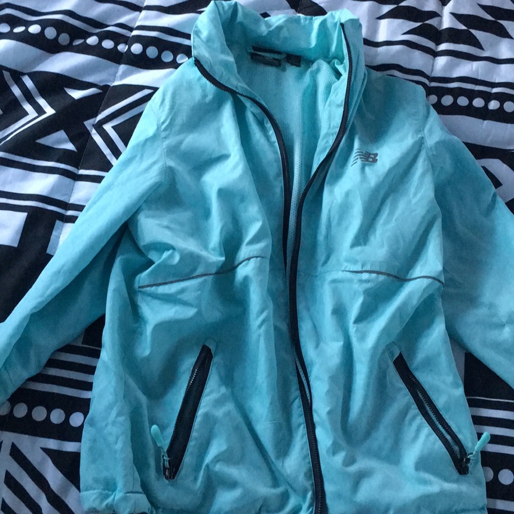 Light blue jacket!